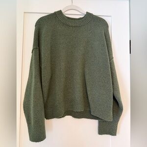 Medium American Eagle Green So Soft Classic Crew Neck Sweater